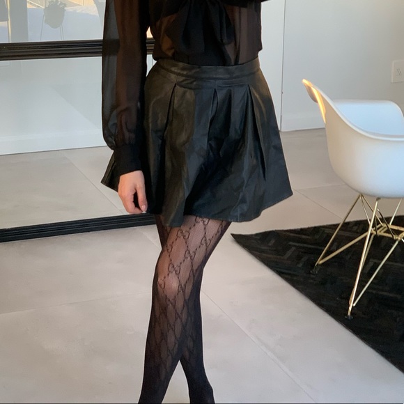 MINKPINK PLEATHER SKIRT - Picture 4 of 10